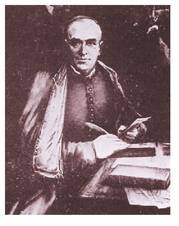 Agust�n Pascual Iturriaga Ugalde, G. Hombrados O�ativiaren koadro batean.<br><br>